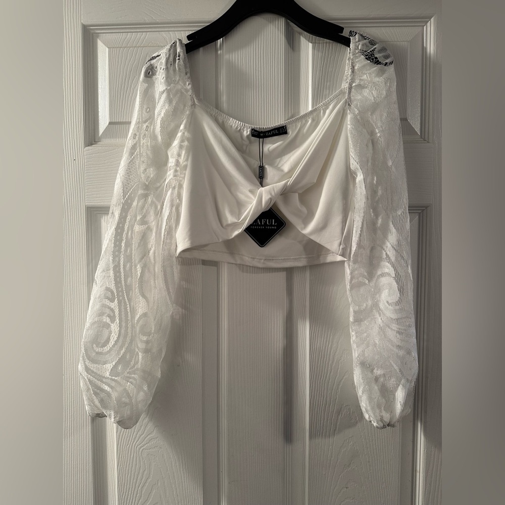 Zaful cropped blouse